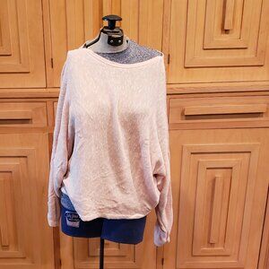 Pale pink/nude cotton sweater